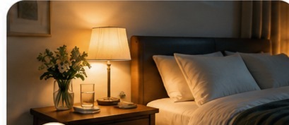 Ruhiges Schlafzimmer für passive Nachtpräsenz